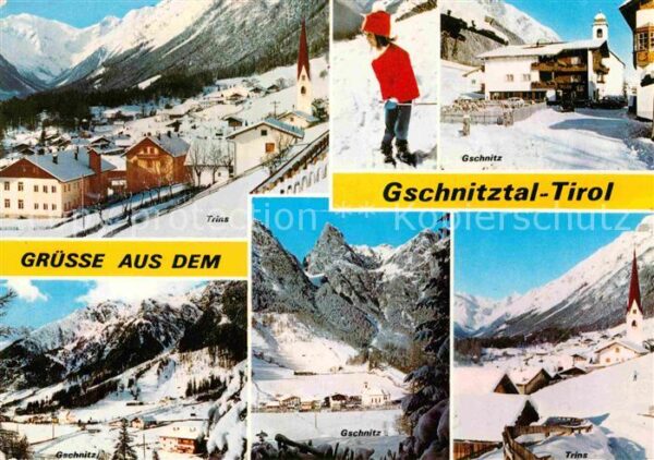 Gschnitz Tirol Wintersportplatz Gschnitztal Alpen