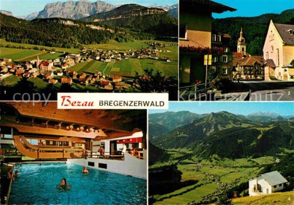 Bezau Vorarlberg Kanisfluh Dorfstrasse Hallenschwimmbad