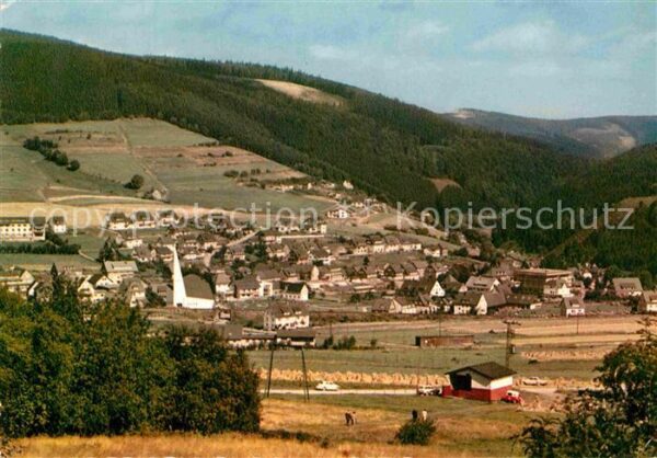 Willingen Sauerland Panorama Heilklimatischer Kurort und Wi