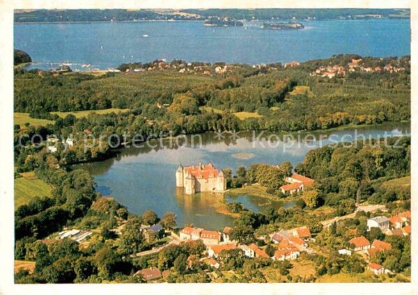 Gluecksburg Ostseebad Schloss Fliegeraufnahme aus Luftbildatl