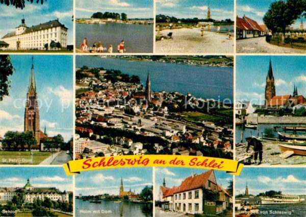 Schleswig Schlei Schloss Dom Yachthafen Luisenbad Holm W