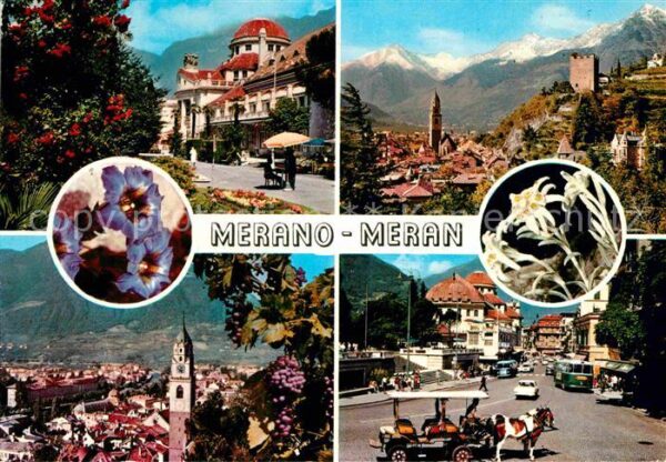 Meran Merano Visioni panoramiche Ortsansichten Kirch