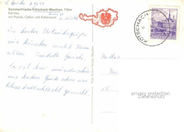 Koetschach-Mauthen Kaernten Sommerfrische mit Polinik Cellon und Ke – Bild 2