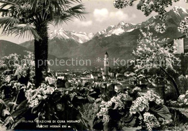 Meran Merano Stazione di cura Panorama Kurort mit Te