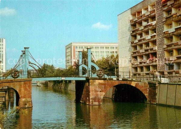 Berlin Jungfernbrücke Klappbrücke 18. Jhdt. Te
