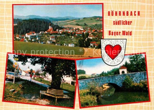Roehrnbach Gesamtansicht Bayerischer Wald Ortspart