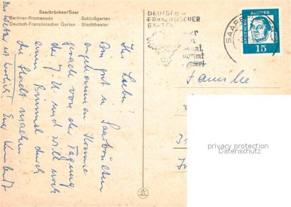 Saarbruecken Berliner Promenade Deutsch Französische – Bild 2