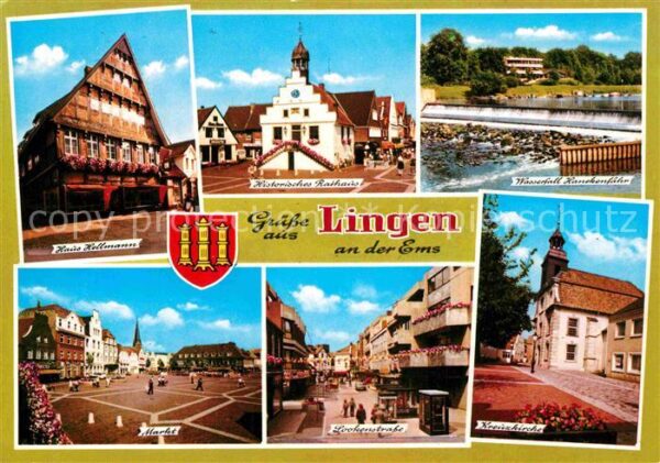 Lingen Ems Haus Hellmann Historisches Rathaus Wass