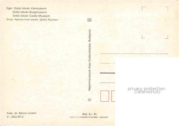 Eger Ungarn Dobo Istvan Varmuzeum Burgmuseum – Bild 2