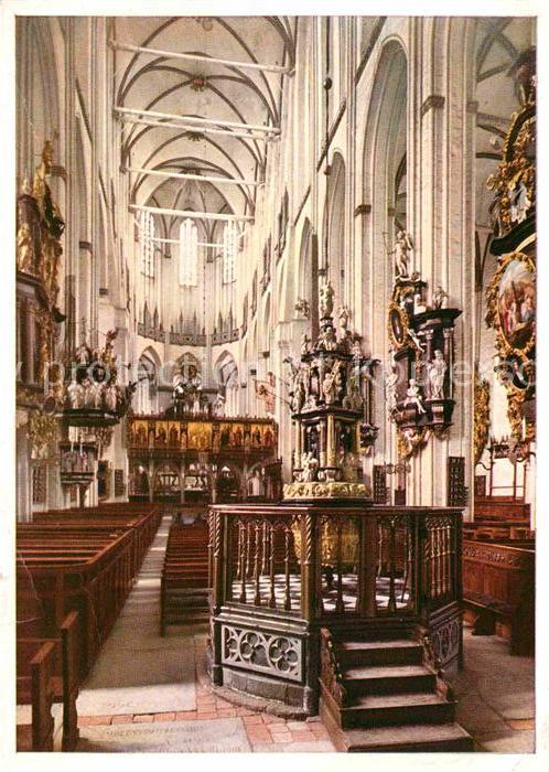 Luebeck St Marien Kirche Gotischer Backsteinsti