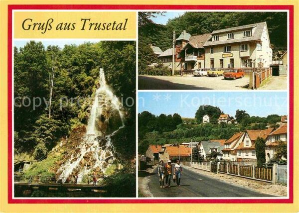 Trusetal Wasserfall HO Gaststätte Eisensteinstra
