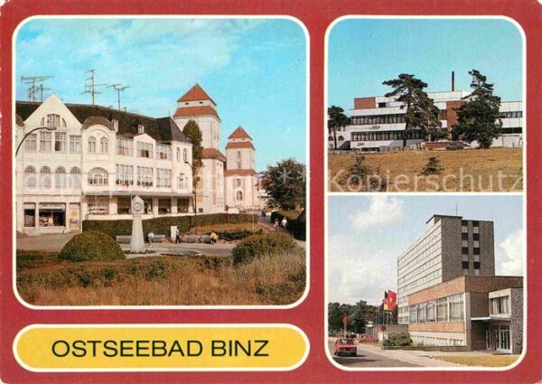 Binz Ruegen Strandpromenade Urlauberrestaurant FDGB