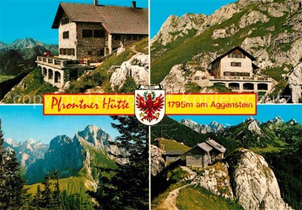 Aggenstein Pfrontner Hütte Berghaus Gebirgspanoram