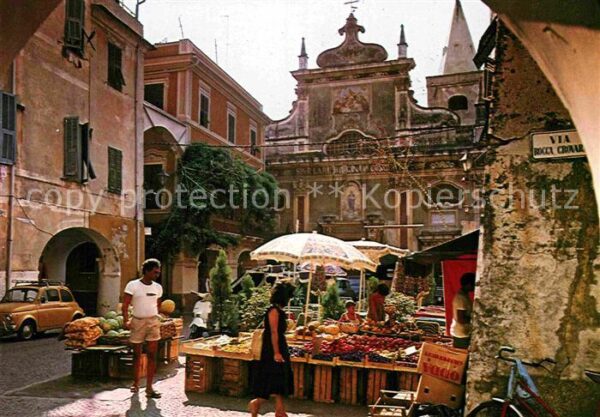 Pietra Ligure Scorcio Caratteristico Markt Innenstadt