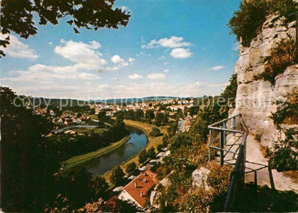 Muehlacker Panorama Bick von der Burgkanzel auf di