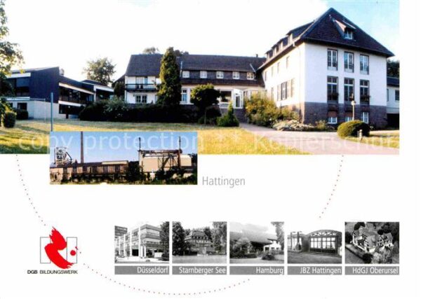 Hattingen Ruhr DGB Bildungswerk Gebäude Bildungszentre