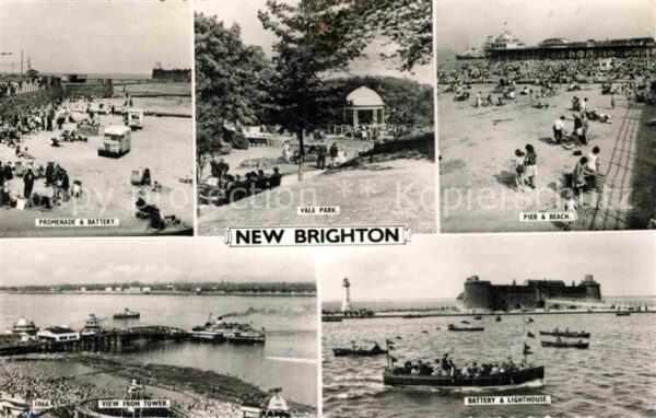 New Brighton Merseyside Strand Hafen