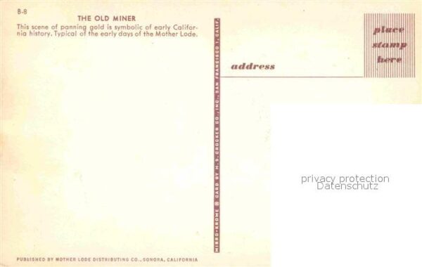 Sonora California The Old Miner – Bild 2
