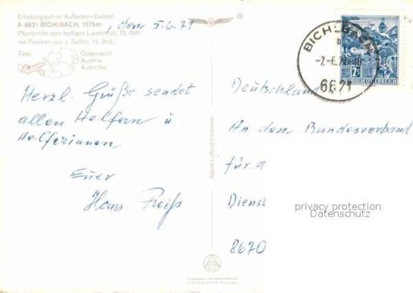 Bichlbach Zugspitze Luftaufnahme – Bild 2