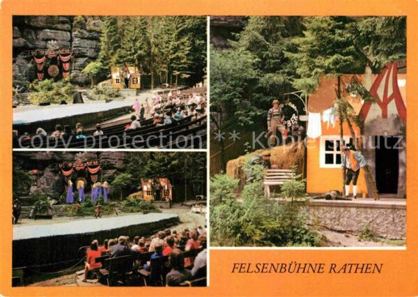 Rathen Saechsische Schweiz Felsenbühne