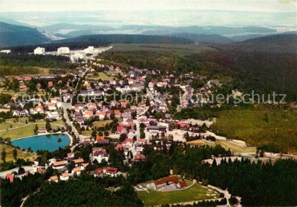 Hahnenklee-Bockswiese Harz Fliegeraufnahme