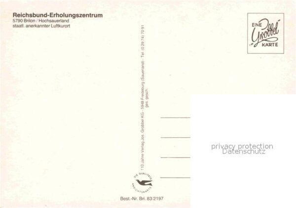 Brilon Reichsbund Erholungsheim – Bild 2