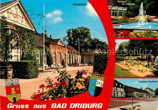 Bad Driburg Wandelhalle Kurhaus Kurhotel Fontäne Mi