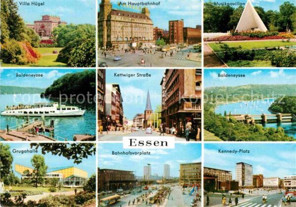Essen Ruhr Villa Hügel Hauptbahnhof Baldeneysee Ke