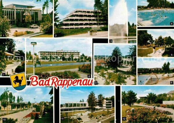 Rappenau Bad Kurhotel Fontäne Kurpark Inhalatorium H