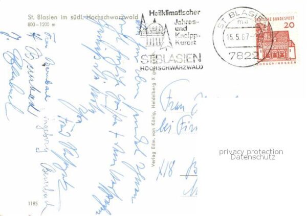 Blasien St Fliegeraufnahme Abtei – Bild 2