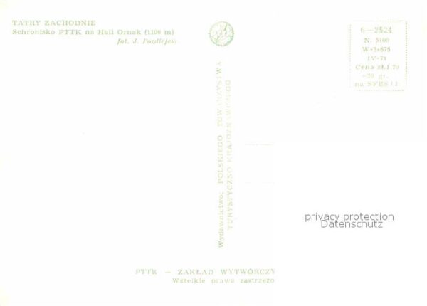 Tatry Zachodnie Schronisko PTTK Hall Ornak – Bild 2