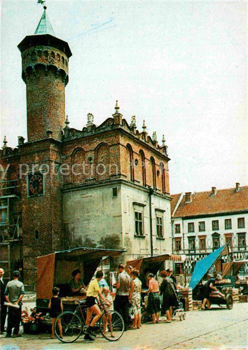 Tarnow Opolski Tarnau Rathaus Markt