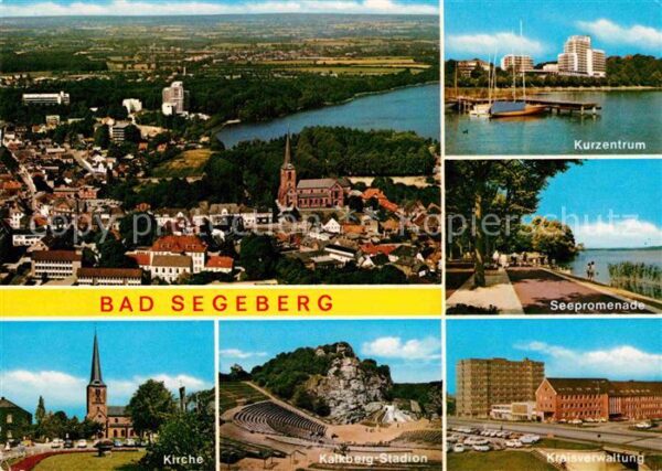 Bad Segeberg Kurzentrum Seepromenade Kirche Kalkberg