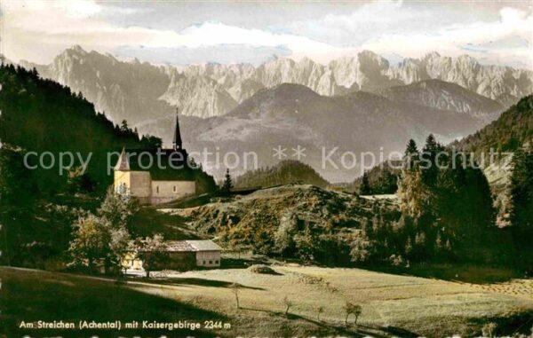 Achental Kaisergebirge Streichen Kapelle