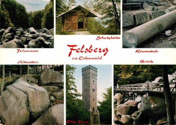 Felsberg Hessen Felsenmeer Riesensäule Ohly Turm