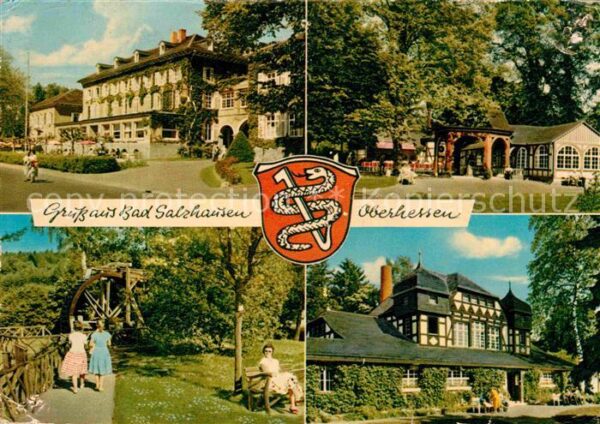 Salzhausen Bad Mühle Fachwerk Kurpark
