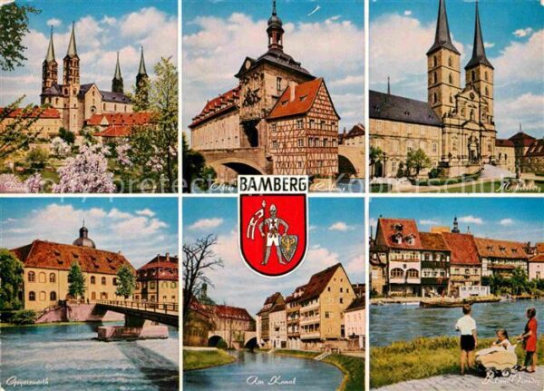 Bamberg Klein Venedig Kanal Dom Rathaus