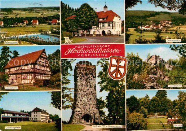 Hochwaldhausen Ilbeshausen Teufelsstein Kurpark Schwimmbad Bismarc