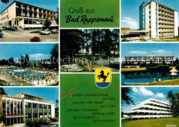 Rappenau Bad Sanatorium Schwimmbad Kurhotel
