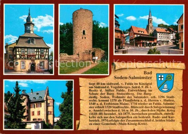 Soden-Salmuenster Bad Fachwerk Kirche Turm