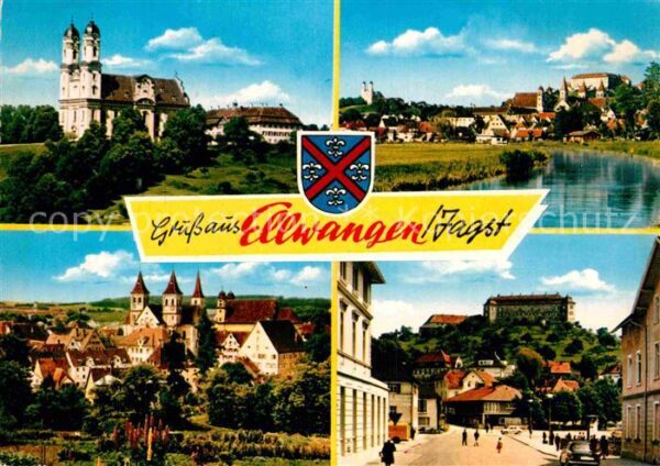 Ellwangen Jagst Panorama Kirche Schloss