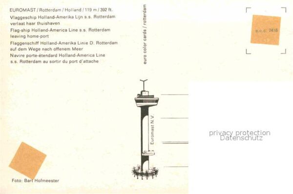 Rotterdam Euromast Schiffe – Bild 2