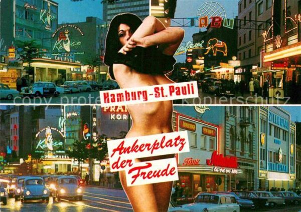 Pauli St Bei Nacht
