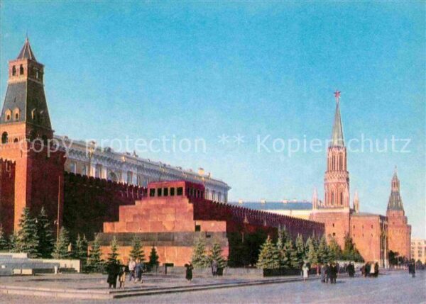 Moskau Moscou Lenin Mausoleum