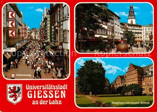 Giessen Lahn Zeughaus Schloss Kreuzplatz Seltersweg