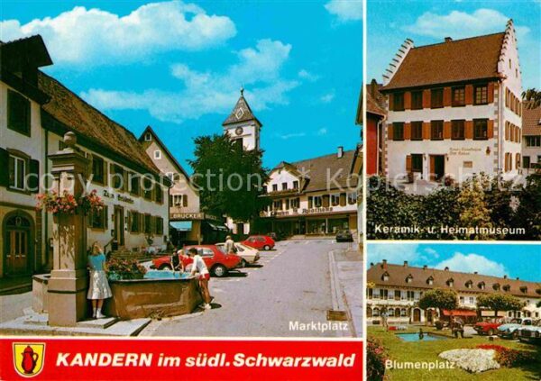 Kandern Marktplatz Blumenplatz