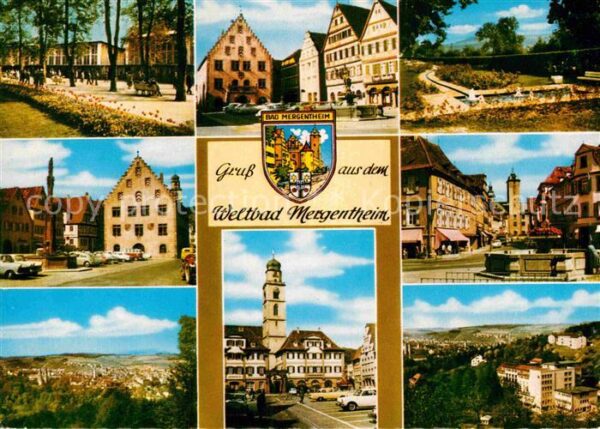 Mergentheim Bad Kuranlagen Rathaus