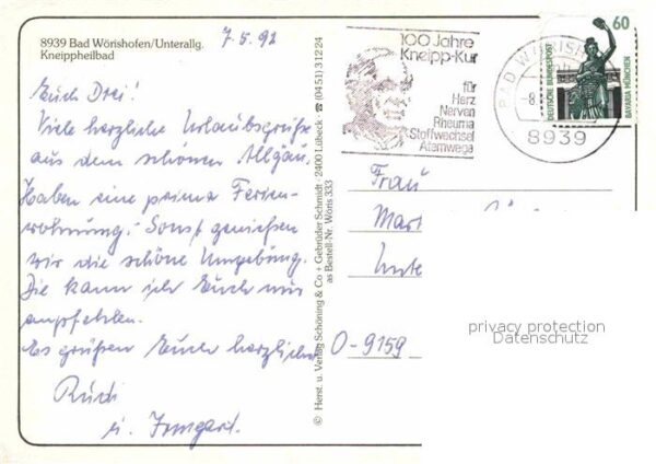 Woerishofen Bad Kuranlagen Kneipp – Bild 2