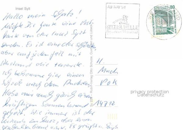 Sylt Wilhelma Leuchtturm Kutter Hafen Kirche – Bild 2