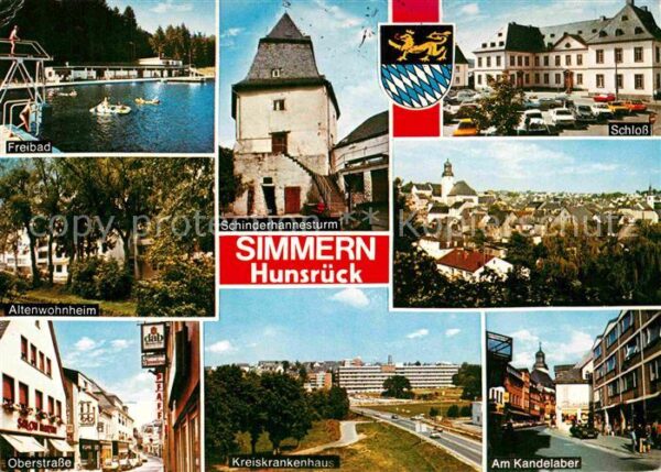 Simmern Hunsrueck Schinderhannesturm Altenwohnheim Kreisk